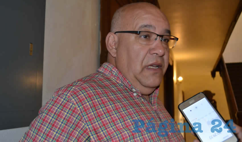 Carlos García Murillo, secretario de Formación Política en el Partido de la Revolución Democrática (PRD) (Foto Rocío Castro Alvarado)