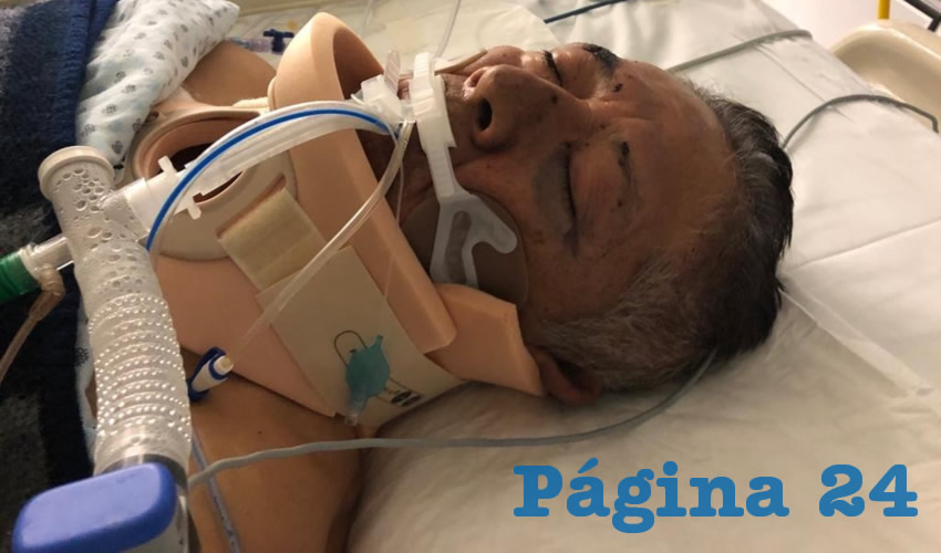 Francisco Moreno Reyes, de 71 a&ntilde;os de edad, se encuentra internado en el &aacute;rea de terapia intensiva en el Hospital Hidalgo
