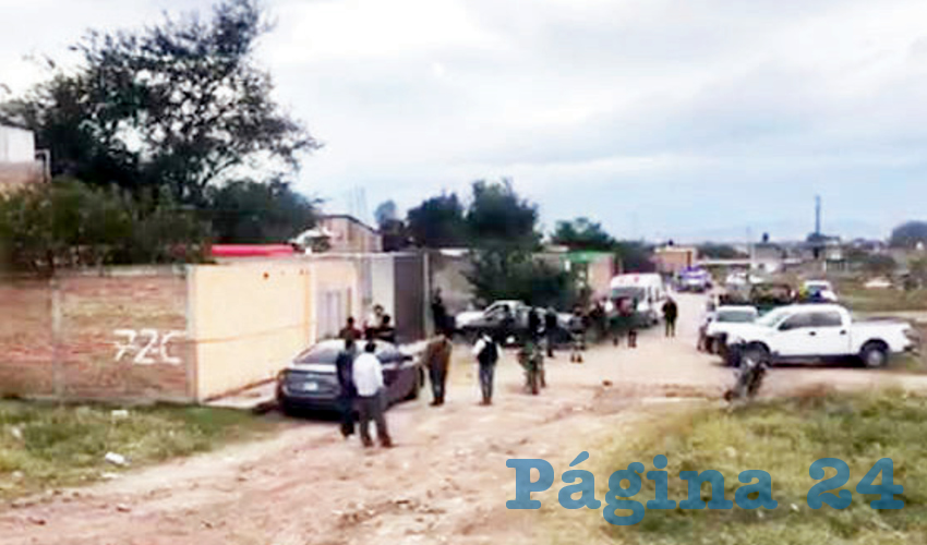 La balacera se desató en la calle Francisco Javier Mina y Morelos, en la colonia El Verde, en El Salto/Foto: Especial