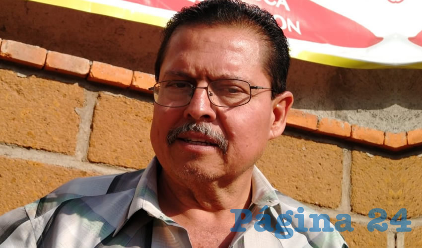 Felipe Hinojo Alonso, presidente estatal de la Unión Campesina Democrática (Foto: Juan Fernando Reyes Ortega)