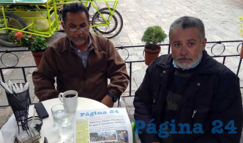En Caf&eacute; Catedral estuvieron Roberto Gonz&aacute;lez y Ariel Medina