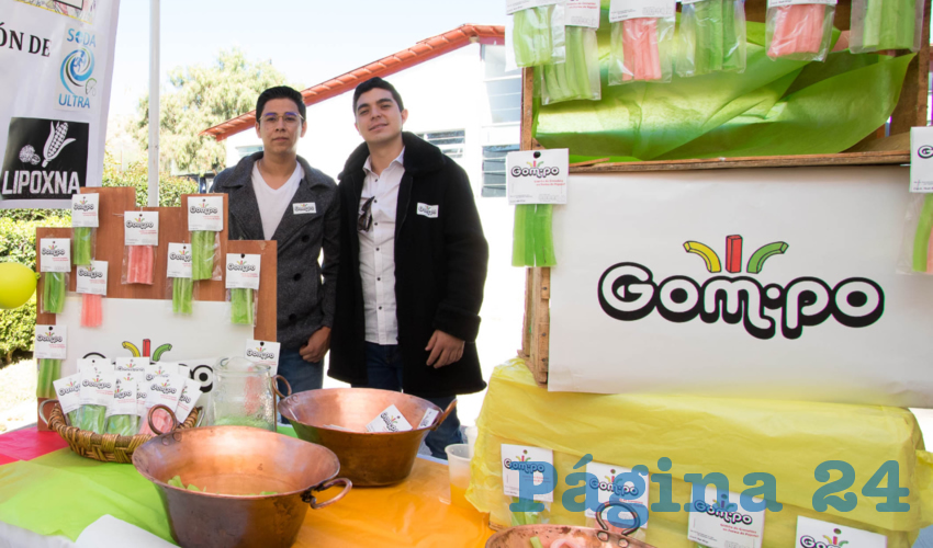 Los estudiantes decidieron crear un confitado funcional que, adem&aacute;s de ser un alimento, puede ayudar a combatir la contaminaci&oacute;n que producen los popotes