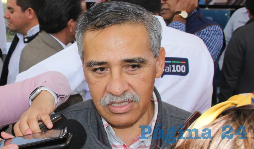 Miguel Ángel Piza Jiménez, titular del Instituto de Servicios de Salud de Estado de Aguascalientes (Foto: Juan Fernando Reyes Ortega)