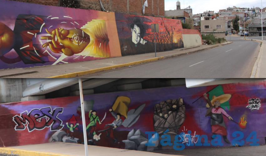 Este proyecto lleva por nombre “Intersecciones 473” y está coordinado por Museograbado, quienes informan del lugar donde se ubican los murales y los artistas que lo realizaron. (Foto Rocío Castro Alvarado)
