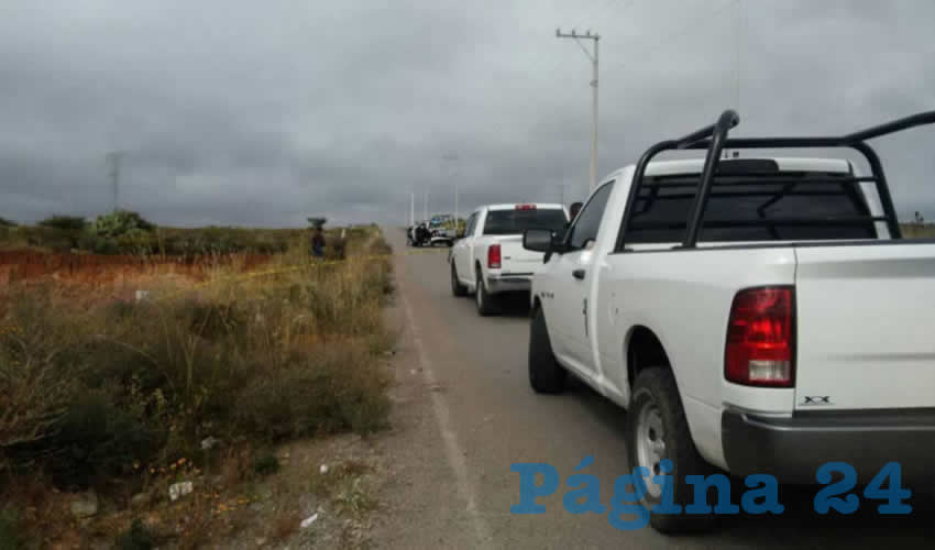 El arribo de la policía ministerial