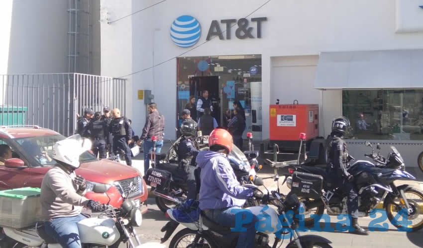 Foto de archivo de la sucursal de AT&T ubicada en avenida Adolfo L&oacute;pez Mateos y calle Jes&uacute;s D&iacute;az de Le&oacute;n, en donde los maleantes volvieron a hacer de las suyas 