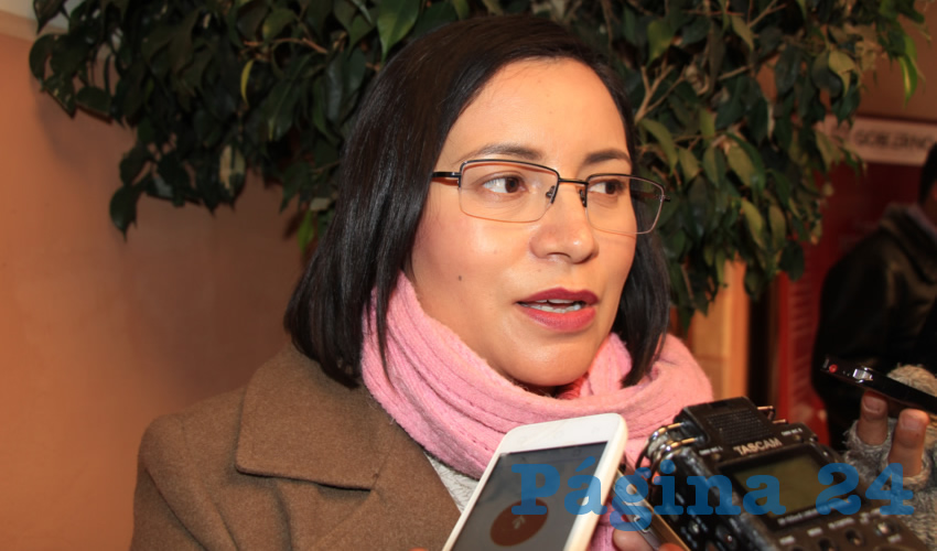 María de la Luz Domínguez Campos, titular de la Comisión de Derechos Humanos del Estado de Zacatecas (CDHEZ) (Foto Rocío Castro)