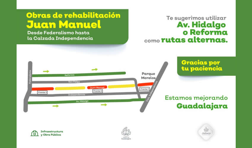 La SIOP arrancará los trabajos de rehabilitación el próximo martes 7 de enero