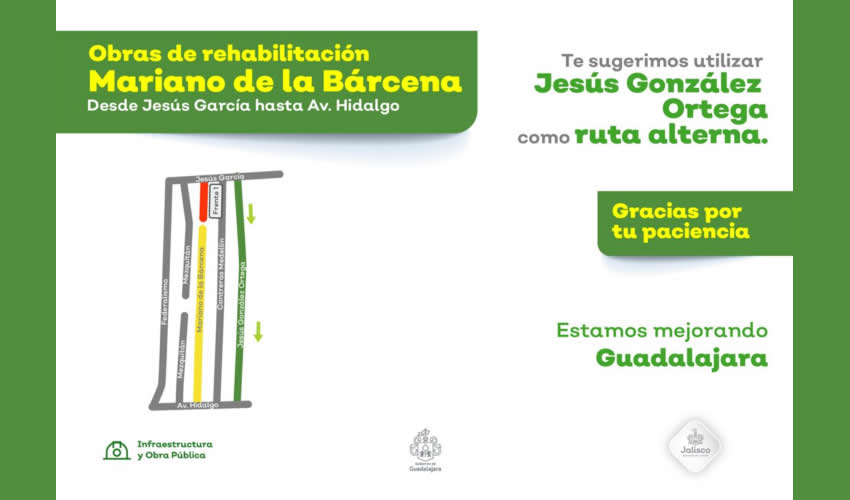 La SIOP arrancará los trabajos de rehabilitación el próximo martes 7 de enero/Imagen: Cortesía
