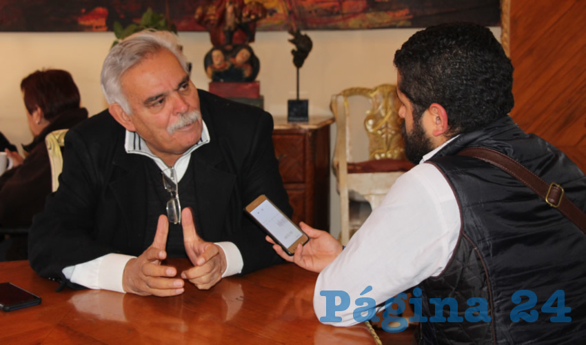 Luis Medina Lizalde (Foto: Rocío Castro Alvarado)