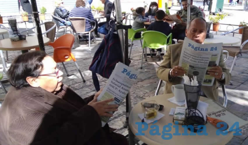 En Caf&eacute; Catedral convivieron Alicia Viramontes y Jes&uacute;s Becerra