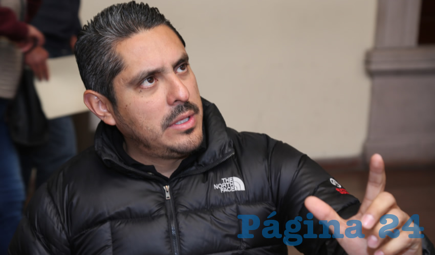 Ernesto España Martínez, director general de Justicia Municipal (Foto: Eddylberto Luévano Santillán)