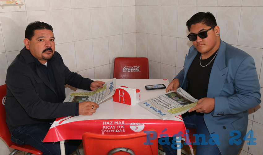 En Carnitas el Mono desayunaron Francisco Javier Quezada Loera y su hijo, José Yahir Quezada Medina