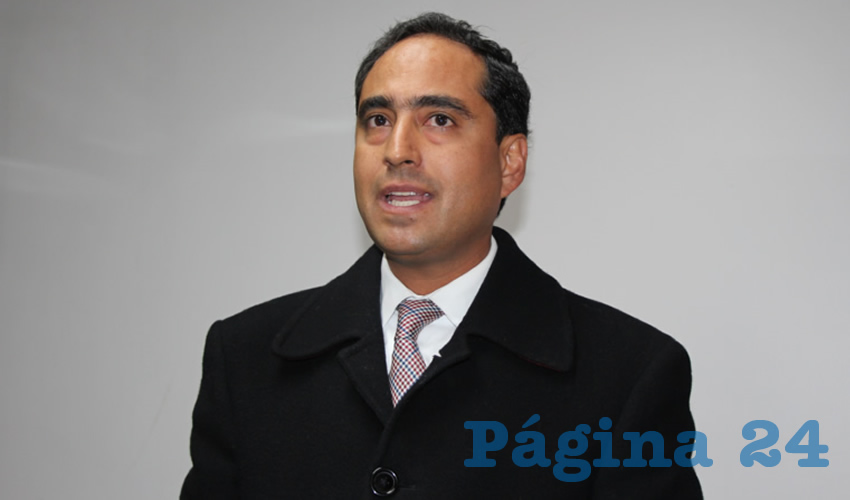 José Saldívar Alcalde, secretario de gobierno del municipio de Guadalupe (Foto Rocío Castro)