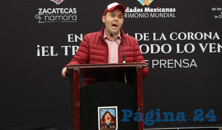 Ulises Mejía Haro, alcalde de Zacatecas (Foto Rocío Castro)