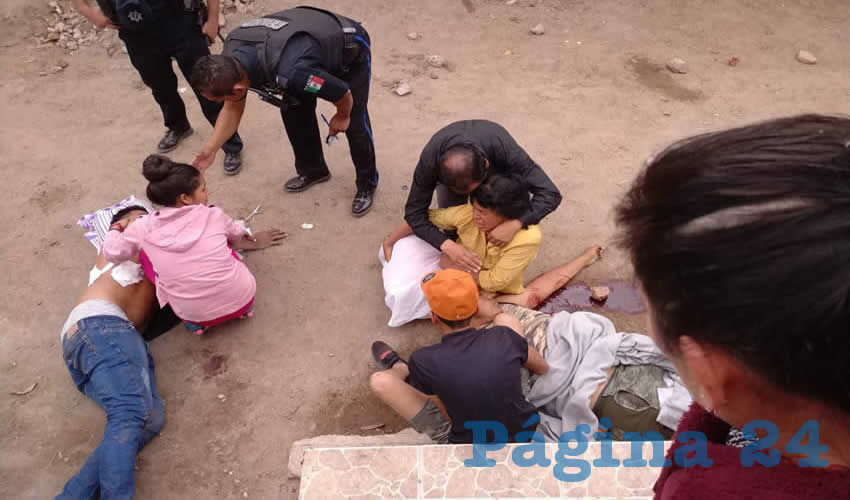 En la refriega también resultaron heridas tres heridos más, uno de ellos de gravedad