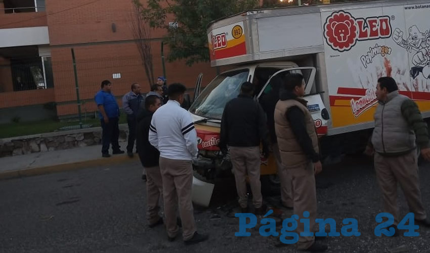 Omar Muñoz Pedroza colisionó su camioneta contra la parte trasera de un tráiler de la Pepsi