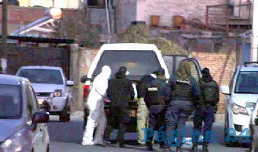 El arribo de Servicios Periciales
