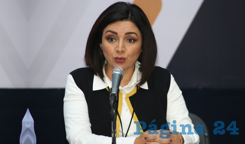 Nancy X&oacute;chitl Mac&iacute;as Pacheco, directora del DIF Estatal (Foto: Eddylberto Lu&eacute;vano Santill&aacute;n)
