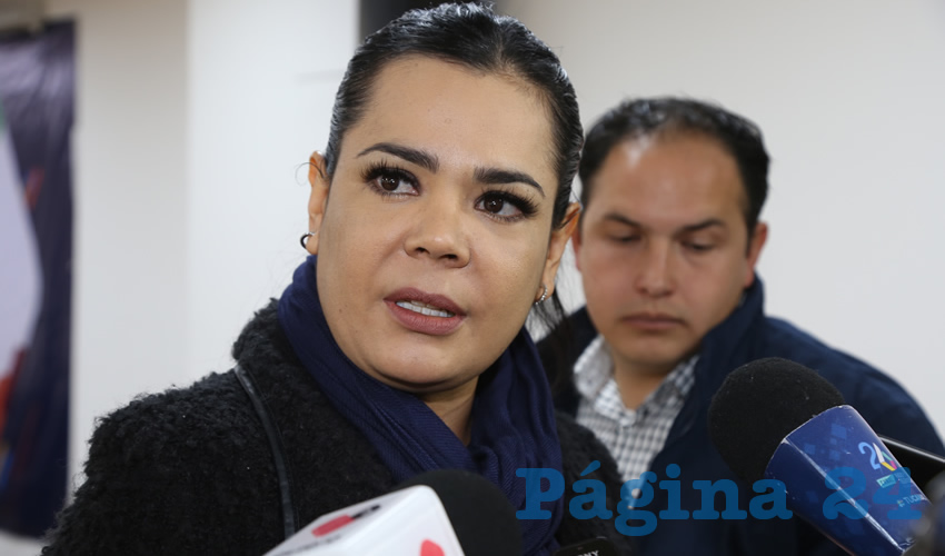 Nancy Gutiérrez Ruvalcaba, directora de Becas y Financiamiento Educativo del IEA (Foto: Eddylberto Luévano Santillán)