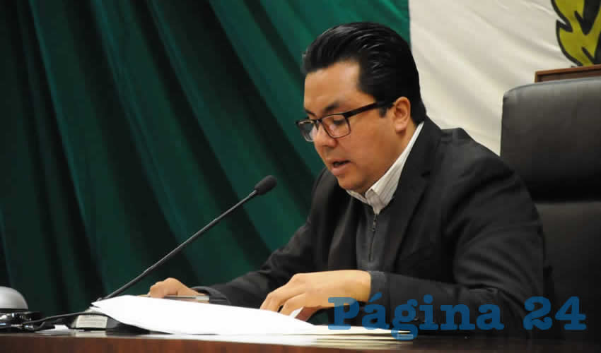 Omar Carrera Pérez, diputado local por Movimiento Regeneración Nacional (Morena) (Foto Rocío Castro Alvarado)