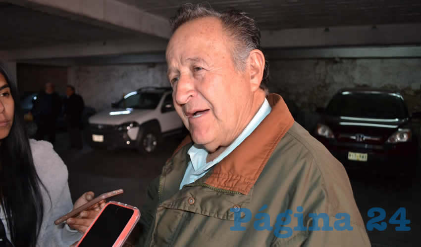 Virgilio Rivera Delgadillo, consejero presidente del Instituto Electoral del Estado de Zacatecas (IEEZ), consideró que si alguien desea que se aclare la situación debe presentar las denuncias, escritos y declaraciones para que luego pase a los tribunales (Foto Merari Martínez)