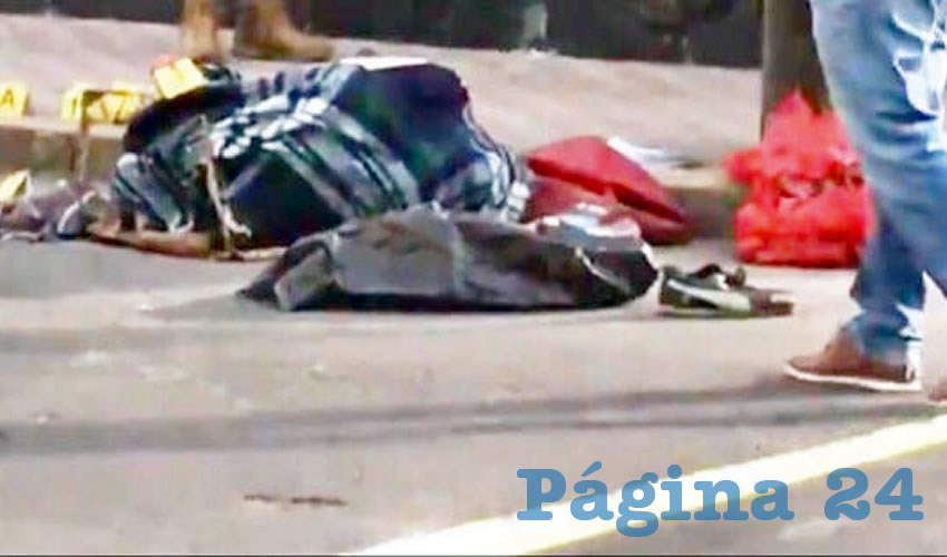 El cadáver fue abandonado en las confluencias de Manuel Acuña y Contreras Medellín, en la zona centro de Guadalajara/Foto: Especial
