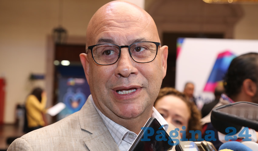 Claudio González Muñoz, secretario de Servicios Públicos (Foto: Eddylberto Luévano Santillán)