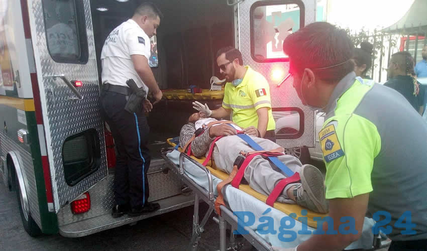 El alarife Mart&iacute;n Rodr&iacute;guez Mireles, de 38 a&ntilde;os, fue llevado al Hospital Hidalgo