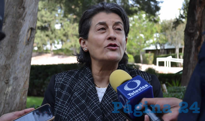 Gema Mercado Sánchez, titular de la Secretaría de Educación de Zacatecas (Seduzac) (Foto Merari Martínez)