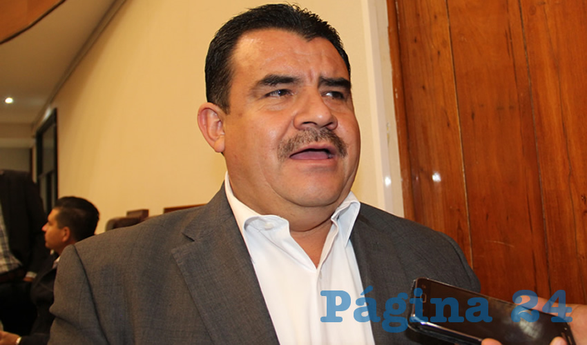José María González Nava, diputado local por el Partido Revolucionario Institucional (PRI) y presidente de la Comisión de Régimen Interno y Concertación Política (CRICP) (Foto Rocío Castro Alvarado)
