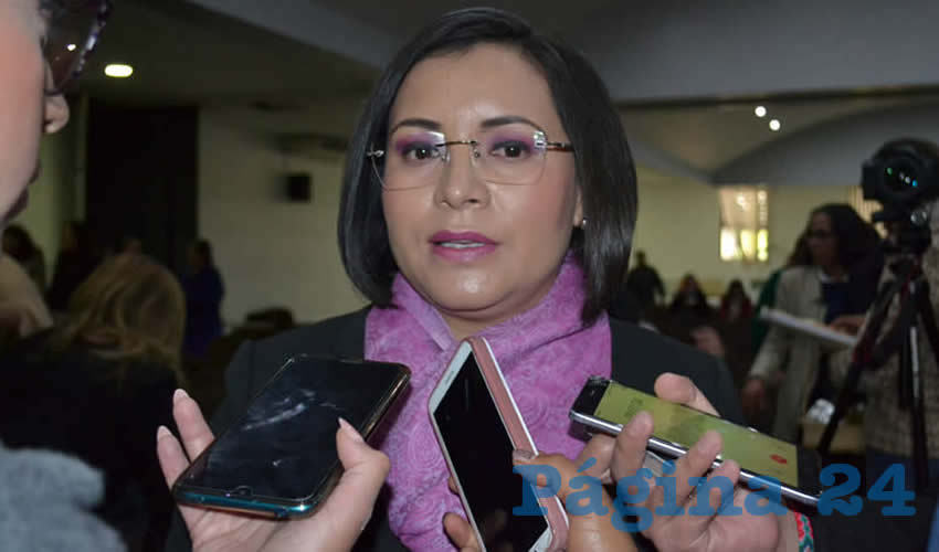 María de la Luz Domínguez Campos, titular de la Comisión de Derechos Humanos del Estado (CDHEZ) (Foto Merari Martínez)