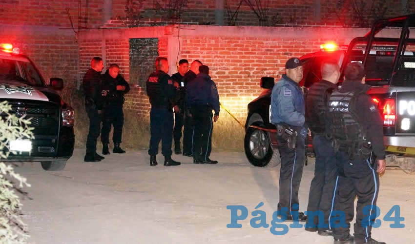 Policías invadieron la zona del crimen, pero no lograron encontrar a ninguno de los agresores