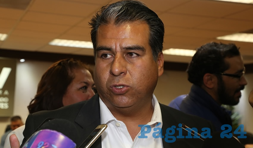 Cuauhtémoc Escobedo Tejada, presidente municipal de Pabellón de Arteaga (Foto: Eddylberto Luévano Santillán)