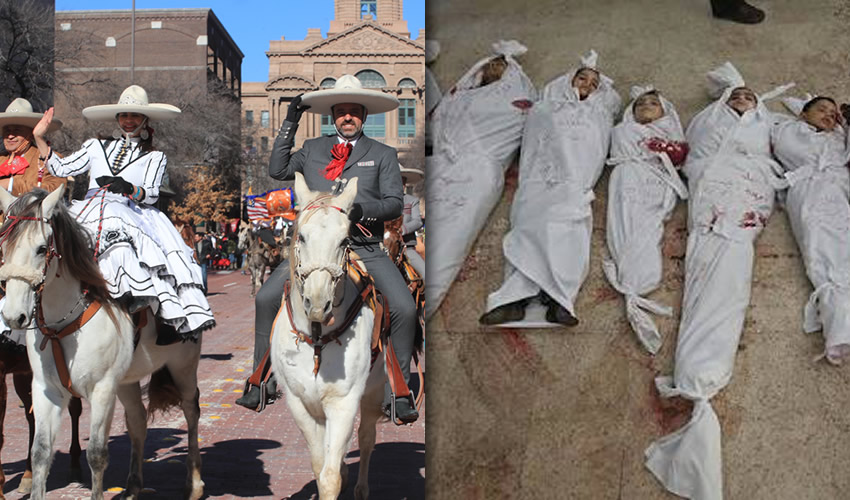 Cristina Rodríguez Pacheco y Alejandro Tello Cristerna, de gran fiesta; mientras que en Zacatecas se apilan los cadáveres