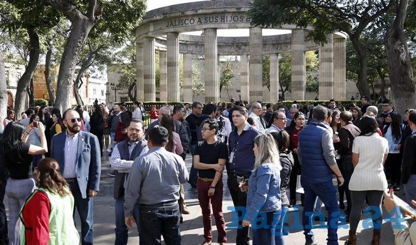 Con el ejercicio de protección civil, se dijo que la intención es fomentar la cultura de la prevención. Se dijo que participaron más de 61 mil personas, que fueron evacuadas de 220 edificios públicos y privados/Fotos: Cortesía