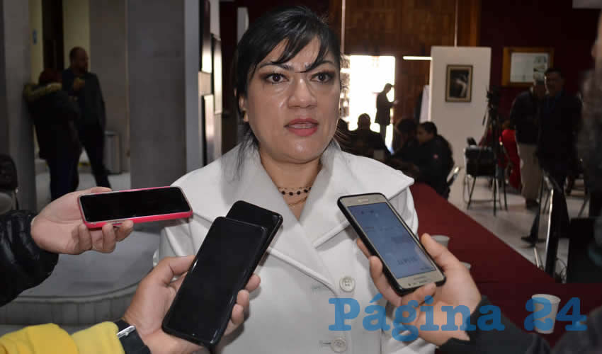 Lorena Lamas Arroyo, secretaria ejecutiva del Sistema Integral de Protección de Niñas, Niños y Adolescentes (SIPINNA) (Foto: Merari Martínez)