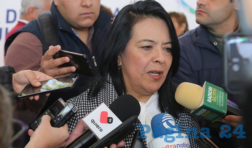 Mar&iacute;a del Roc&iacute;o Garc&iacute;a P&eacute;rez, directora general del DIF Nacional (Foto: Eddylberto Lu&eacute;vano Santill&aacute;n)