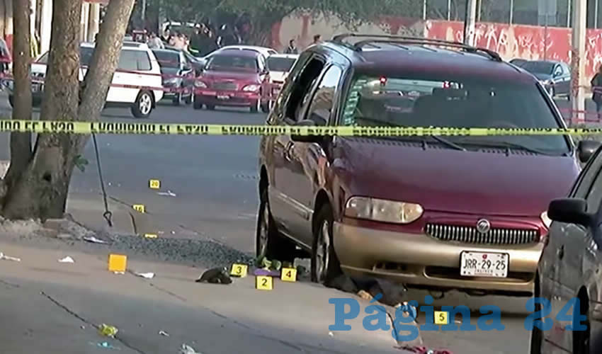La balacera ocurrió en plena avenida Malecón y la calle Loreto Méndez, de la colonia Insurgentes, entre los límites de Guadalajara y Tonalá/Fotos: Especial