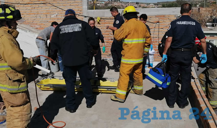 Cristofer L&oacute;pez Segovia, de 37 a&ntilde;os de edad, protagoniz&oacute; el accidente en la azotea de un domicilio de la comunidad Norias de Ojocaliente