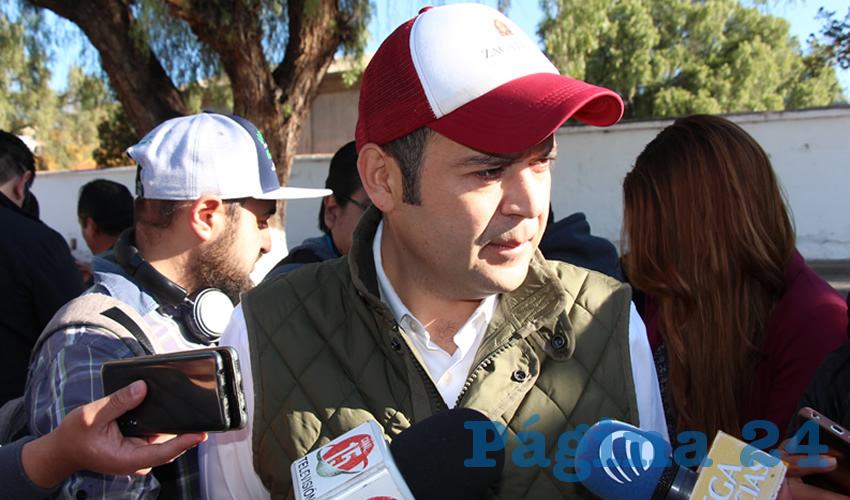 Ulises Mejía Haro, alcalde de Zacatecas (Foto Rocío Castro)