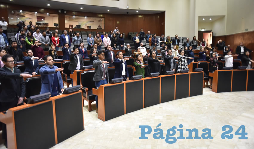 Jóvenes representantes de diversos municipios y distritos de Jalisco, interesados en la política, asistieron al Parlamento Juvenil 2020, donde lanzarán propuestas que los beneficien a ellos y a los que vienen/Fotos: Cortesía