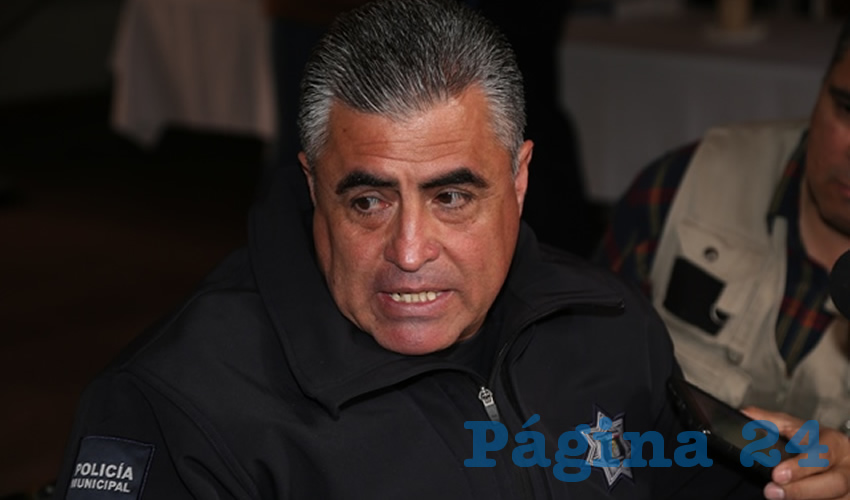 Antonio Martínez Romo, secretario de Seguridad Pública Municipal (Foto: Eddylberto Luévano Santillán)