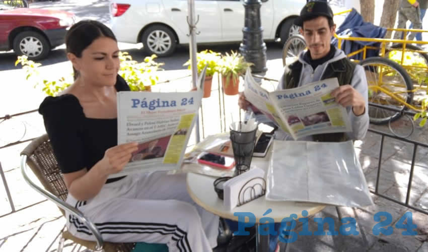 Laura Ruvalcaba y Diego Mart&iacute;n estuvieron en Bx Pizza