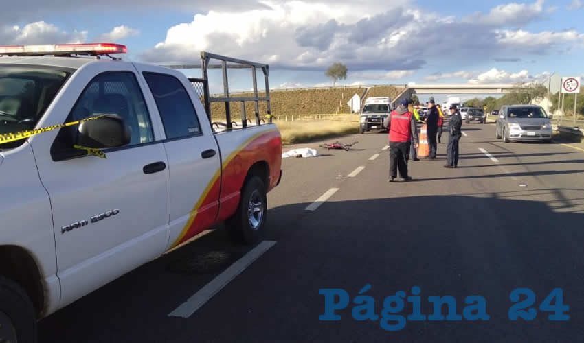 Frente a la empresa John Deere encontr&oacute; la muerte el octogenario Pedro &ldquo;N&rdquo; &ldquo;N&rdquo;, quien fue embestido por una camioneta de un negocio zacatecano