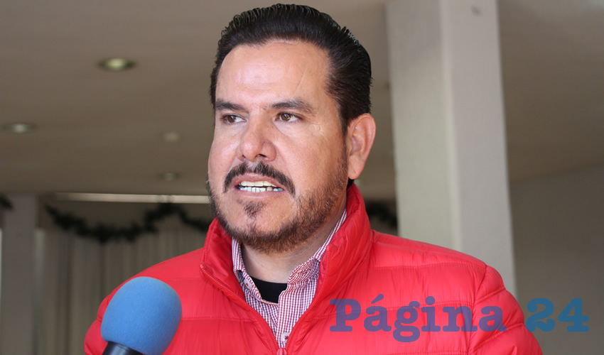 Daniel López Martínez, alcalde de Ojocaliente (Foto Rocío Castro)