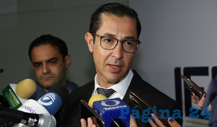 Luis Fernando Landeros Ortiz, consejero presidente del IEE (Foto: Archivo)