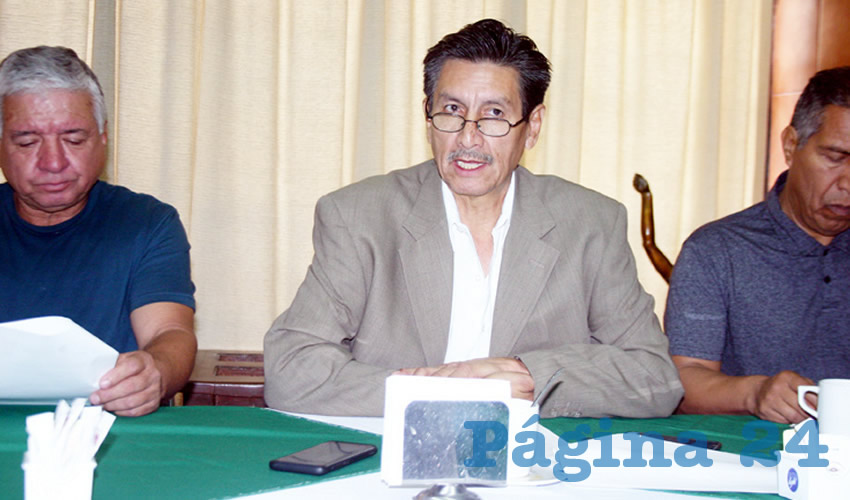 Jaime Hernández Ortiz, líder de morenistas en Jalisco, tronó contra la designación de Alfonso Ramírez Cuéllar como presidente de Morena. Exigió que la dirigencia acate la sentencia del tribunal electoral para que se repitan las elecciones/Foto: Archivo Página 24