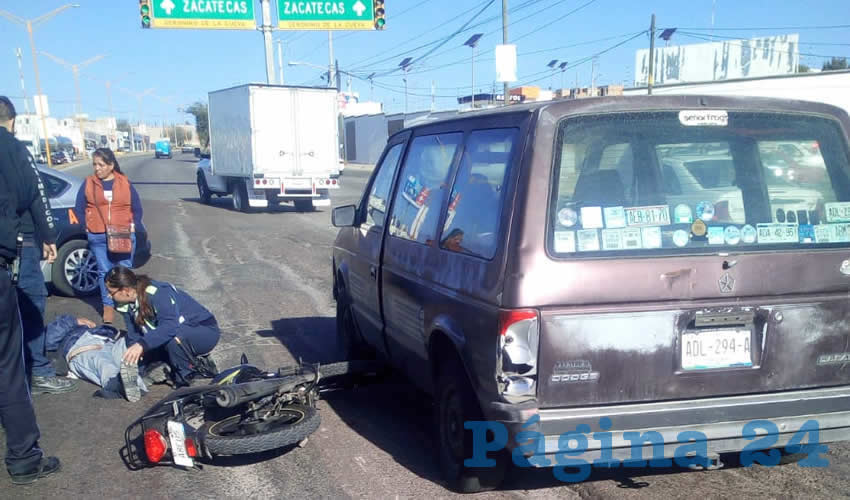 V&iacute;ctor &ldquo;N&rdquo; &ldquo;N&rdquo;, atendido justo despu&eacute;s de su ca&iacute;da