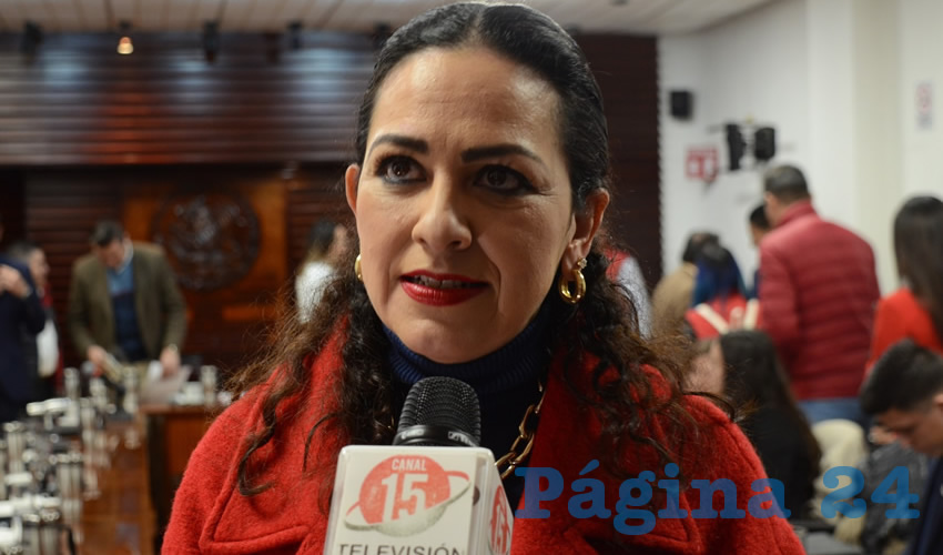 Lizbeth Márquez Álvarez, diputada local por el Partido Revolucionario Institucional (PRI) y representante de la población migrante en el Congreso del Estado (Foto Merari Martínez Castro)
